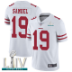 San Francisco 49ers #19 Deebo Samuel White Super Bowl LIV Bound Men's Stitched NFL Vapor Untouchable Limited Jersey