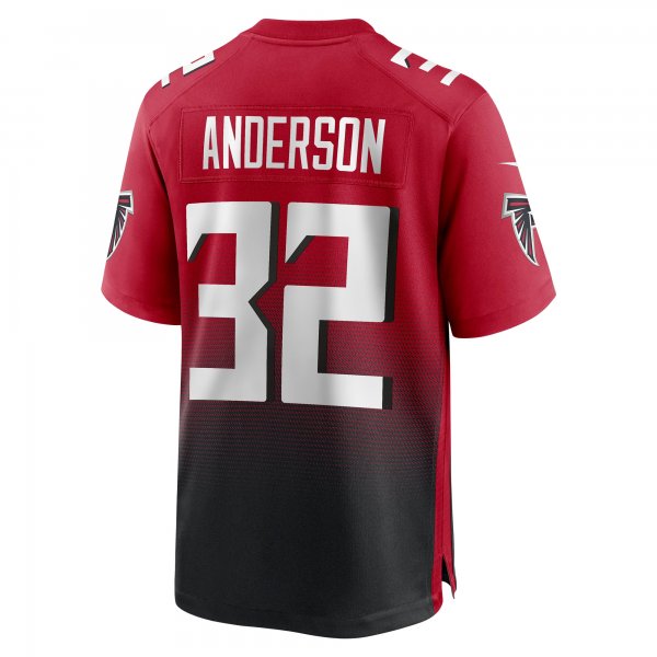 Men's Atlanta Falcons Jamal Anderson Nike Red Retired Player Alternate Game Jersey