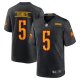 Men's Nike #5 Jayden Daniels Black Washington Commanders Alternate Game Player Jersey