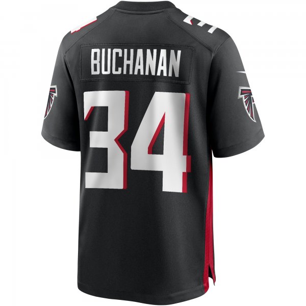 Men's Atlanta Falcons Ray Buchanan Nike Black Game Retired Player Jersey