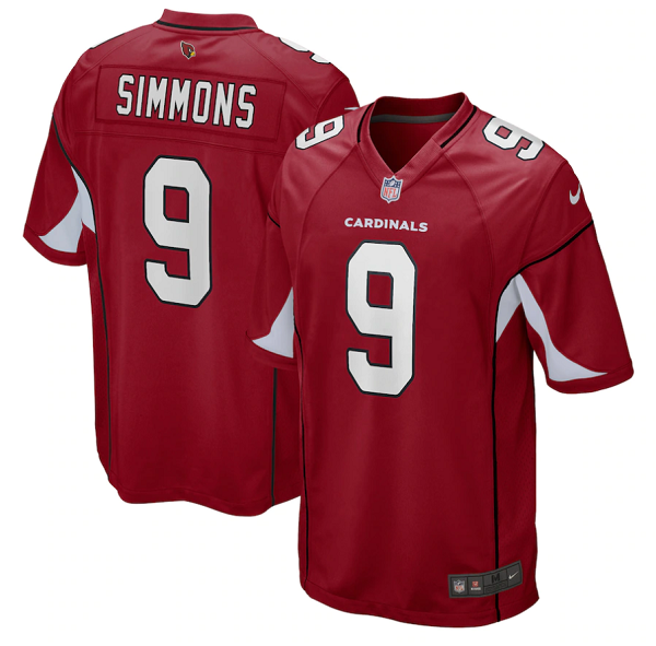 Men's Nike Arizona Cardinals #9 Isaiah Simmons Cardinal NFL Limited Player Jersey