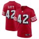 Men's San Francisco 49ers Ronnie Lott Nike Scarlet Retired Alternate Game Jersey