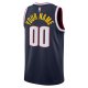 Unisex Denver Nuggets Nike Navy Swingman Custom Jersey - Icon Edition