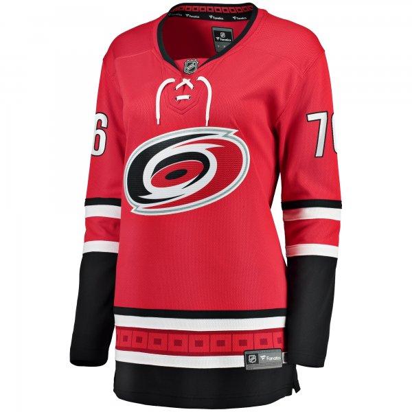 Women's Carolina Hurricanes Brady Skjei Fanatics Red Alternate Breakaway Player Jersey