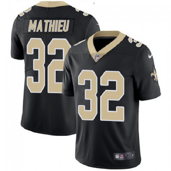 Women's New Orleans Saints #32 Tyrann Mathieu Black Vapor Untouchable Limited Stitched Jersey