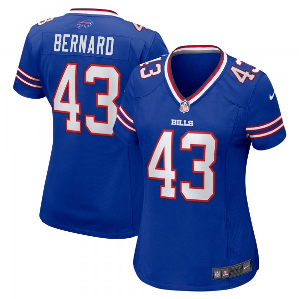 Women's Buffalo Bills Terrel Bernard Nike Royal Game Player Jersey