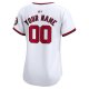 Women's Washington Nationals Nike White Home Limited Custom Jersey