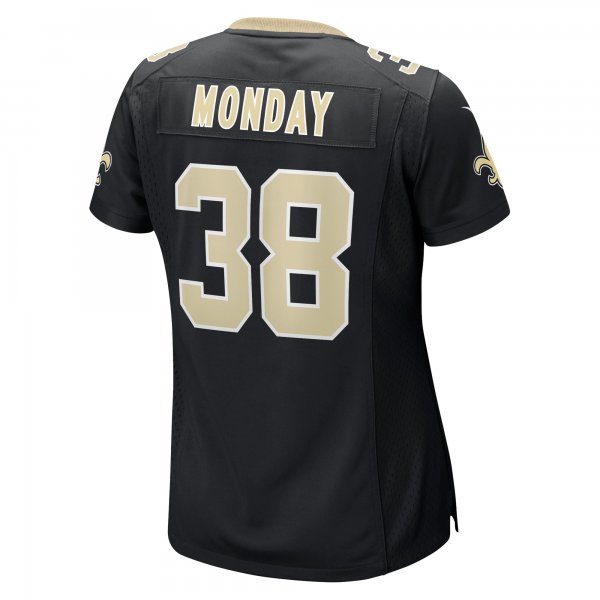 Women's New Orleans Saints Smoke Monday Nike Black Game Player Jersey