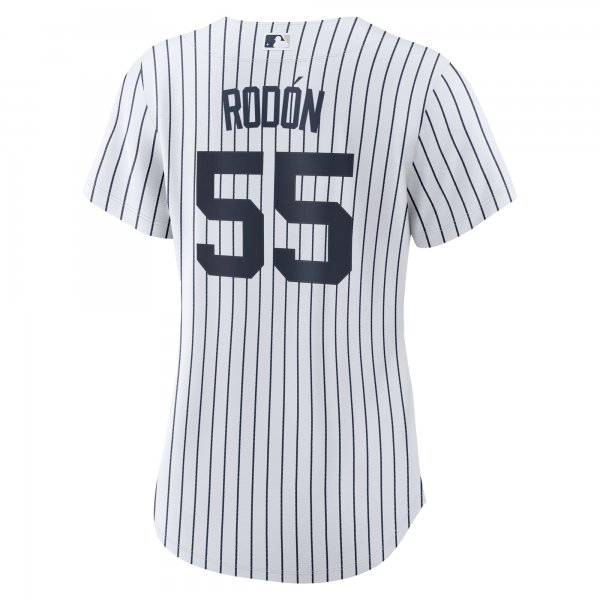 Women's New York Yankees Carlos Rodon Nike White/Navy Home Official Player Jersey