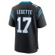 Men's Carolina Panthers Xavier Legette Nike Black 2024 NFL First Round Pick Game Player Jersey