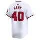 Men's Washington Nationals Josiah Gray Nike White Home Limited Player Jersey