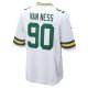 Men's Green Bay Packers Lukas Van Ness Nike  White  Game Jersey