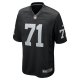 Men's Las Vegas Raiders Justin Herron Nike  Black Team Game Jersey