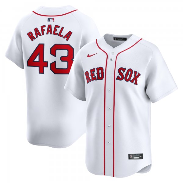 Men's Boston Red Sox Ceddanne Rafaela Nike White Home Limited Player Jersey