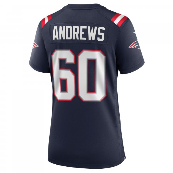 Women's New England Patriots David Andrews Nike Navy Game Jersey