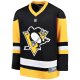 Youth Pittsburgh Penguins Fanatics Black Home Replica Blank Jersey