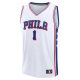 Men's Philadelphia 76ers James Harden Fanatics White Fast Break Replica Jersey - Association Edition