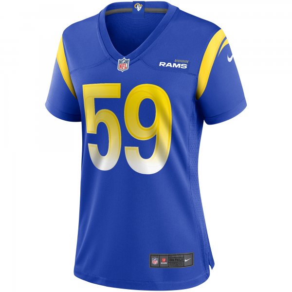 Women's Los Angeles Rams London Fletcher Nike Royal Game Retired Player Jersey