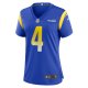 Women's Los Angeles Rams Dresser Winn Nike  Royal Team Game Jersey