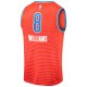 Men's Oklahoma City Thunder Jalen Williams Fanatics Orange Fast Break Replica Player Jersey - Statement Edition