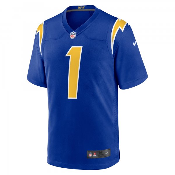 Men's Los Angeles Chargers Quentin Johnston Nike Royal Alternate Game Jersey