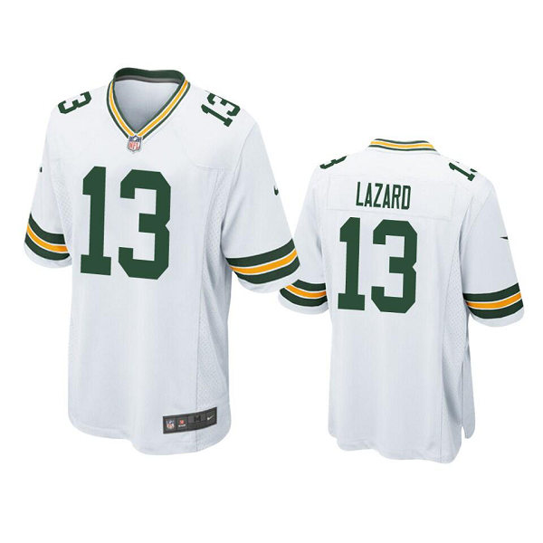 Men's Green Bay Packers #13 Allen Lazard White Alternate Game Jersey