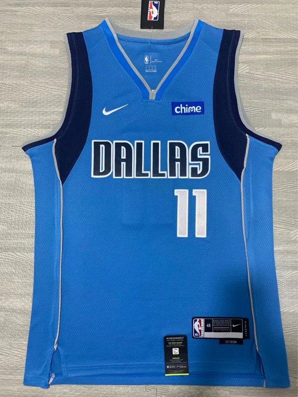 Men's #11 Kyrie Irving Dallas Mavericks Blue City Edition Jersey