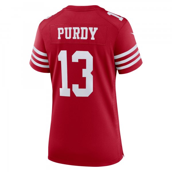 Women's San Francisco 49ers Brock Purdy Nike Scarlet Super Bowl LVIII Game Jersey