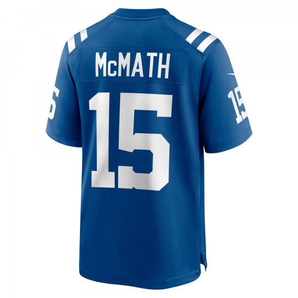 Men's Indianapolis Colts Racey McMath Nike  Royal Team Game Jersey