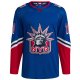 Men's New York Rangers Artemi Panarin adidas Royal Reverse Retro 2.0 Player Jersey