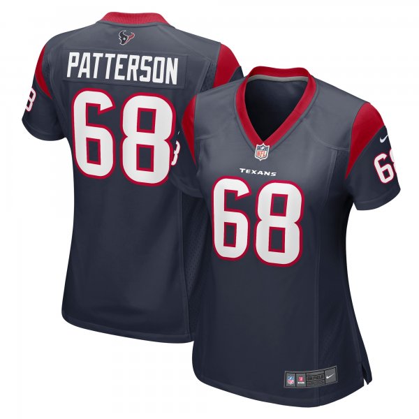 Women's Houston Texans Jarrett Patterson Nike Navy Team Game Jersey