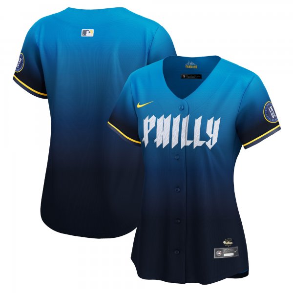 Women's Philadelphia Phillies  Nike Blue 2024 City Connect Limited Jersey