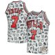 Men's Chicago Bulls Toni Kukoc Mitchell & Ness White 1997/98 Hardwood Classics Doodle Swingman Jersey