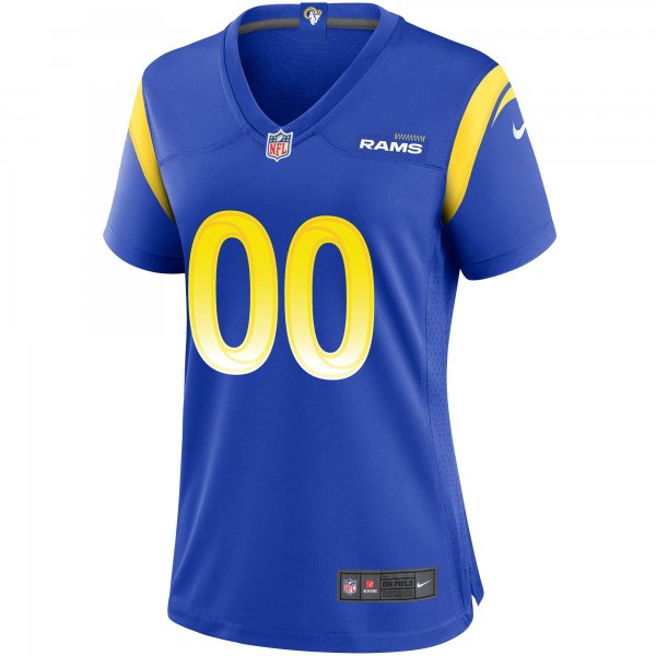 Women's Nike Los Angeles Rams Royal Custom Game Jersey