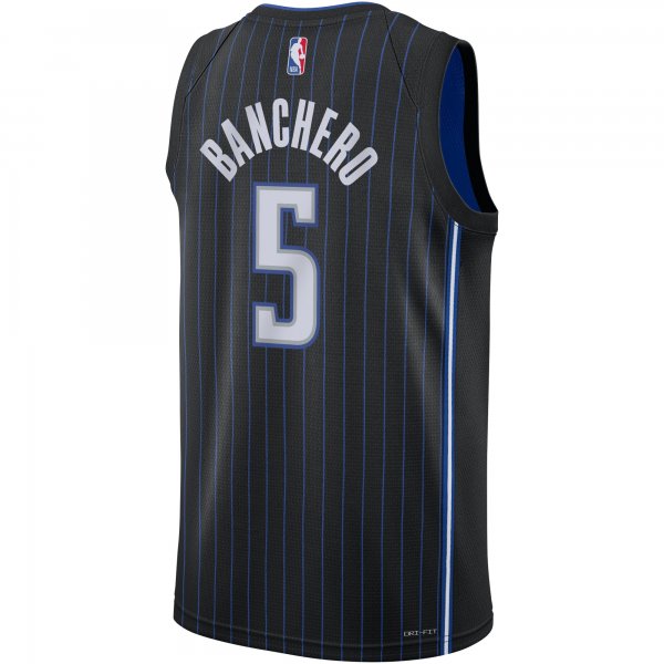 Youth Orlando Magic Paolo Banchero Nike Black Swingman Jersey - Icon Edition