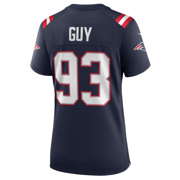 Women's New England Patriots Lawrence Guy Nike Navy Game Jersey