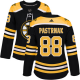 Adidas Boston Bruins #88 David Pastrnak Black Home Women's Stitched NHL Jersey