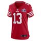 Women's San Francisco 49ers Brock Purdy Nike Scarlet Super Bowl LVIII Game Jersey