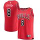 Men's Chicago Bulls Zach LaVine Fanatics Red Fast Break Replica Jersey - Icon Edition