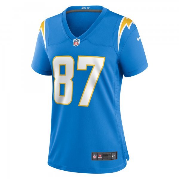 Women's Los Angeles Chargers Simi Fehoko Nike  Powder Blue  Game Jersey