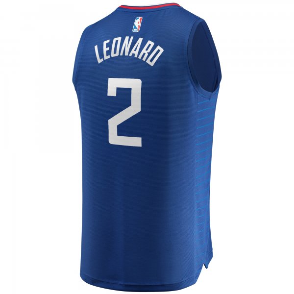 Youth LA Clippers Kawhi Leonard Fanatics Royal Fast Break Replica Jersey - Icon Edition