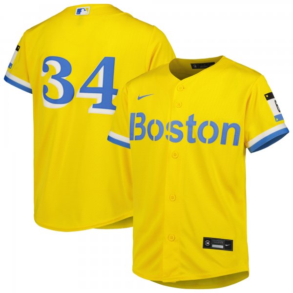 Youth Boston Red Sox David Ortiz Nike Gold City Connect Replica Player Jersey