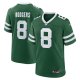 Men's New York Jets Aaron Rodgers Nike Legacy Green Game Jersey