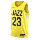 Unisex Utah Jazz Lauri Markkanen Nike Gold Swingman Jersey - Icon Edition