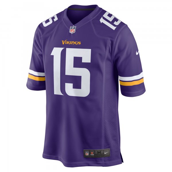 Men's Minnesota Vikings Joshua Dobbs Nike  Purple  Game Jersey