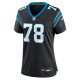 Women's Carolina Panthers Jayden Peevy Nike  Black  Game Jersey