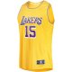 Youth Los Angeles Lakers Austin Reaves Fanatics Gold Fast Break Player Jersey - Icon Edition