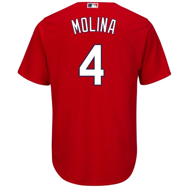 Men's St. Louis Cardinals Yadier Molina Red Big & Tall Replica Player Jersey