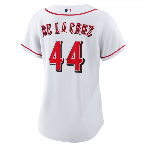 Women's Cincinnati Reds Elly De La Cruz Nike White Home Replica Jersey