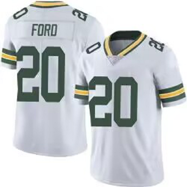 Men's #20 Rudy Ford Nike Limited Vapor Green Bay Packers Alternate White NFL Jersey